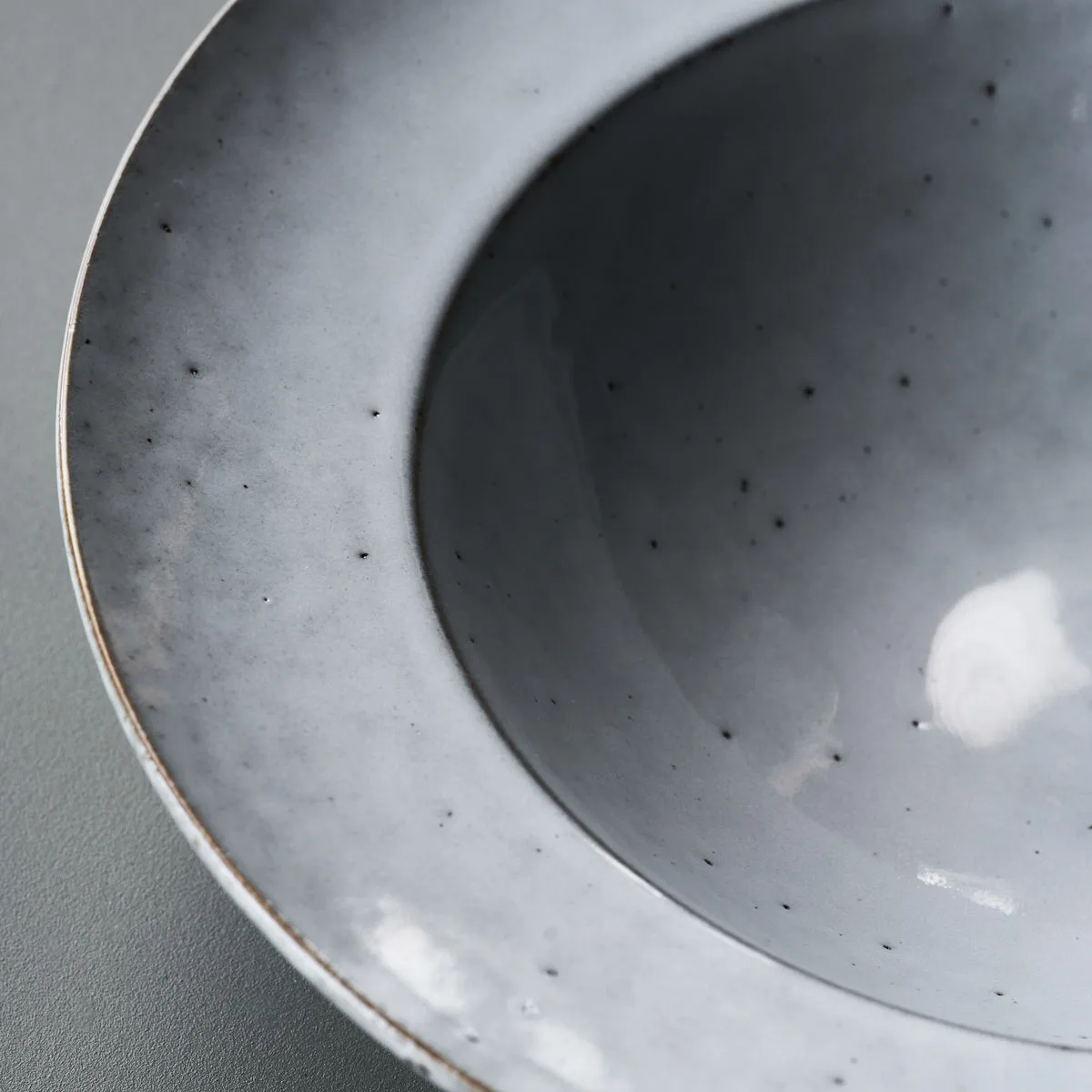 Rustic pasta plate Ø26 cm, Grey-blue House Doctor