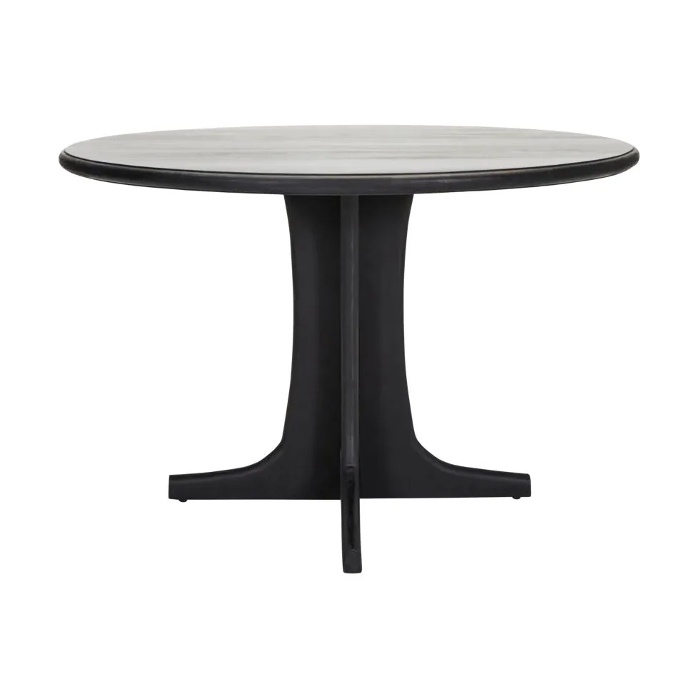 Shaker dining table Ø120 cm, Black House Doctor