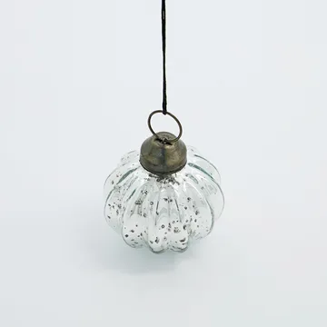 Shim Christmas tree bauble Ø6 cm - Silver - House Doctor