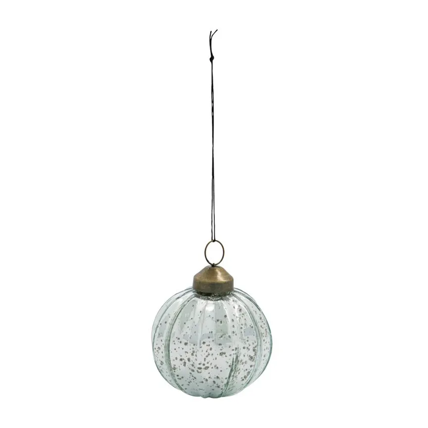 Shim Christmas tree bauble Ø8 cm, Silver House Doctor