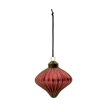 Spin Christmas ornament 4-pack - Dusty red - House Doctor