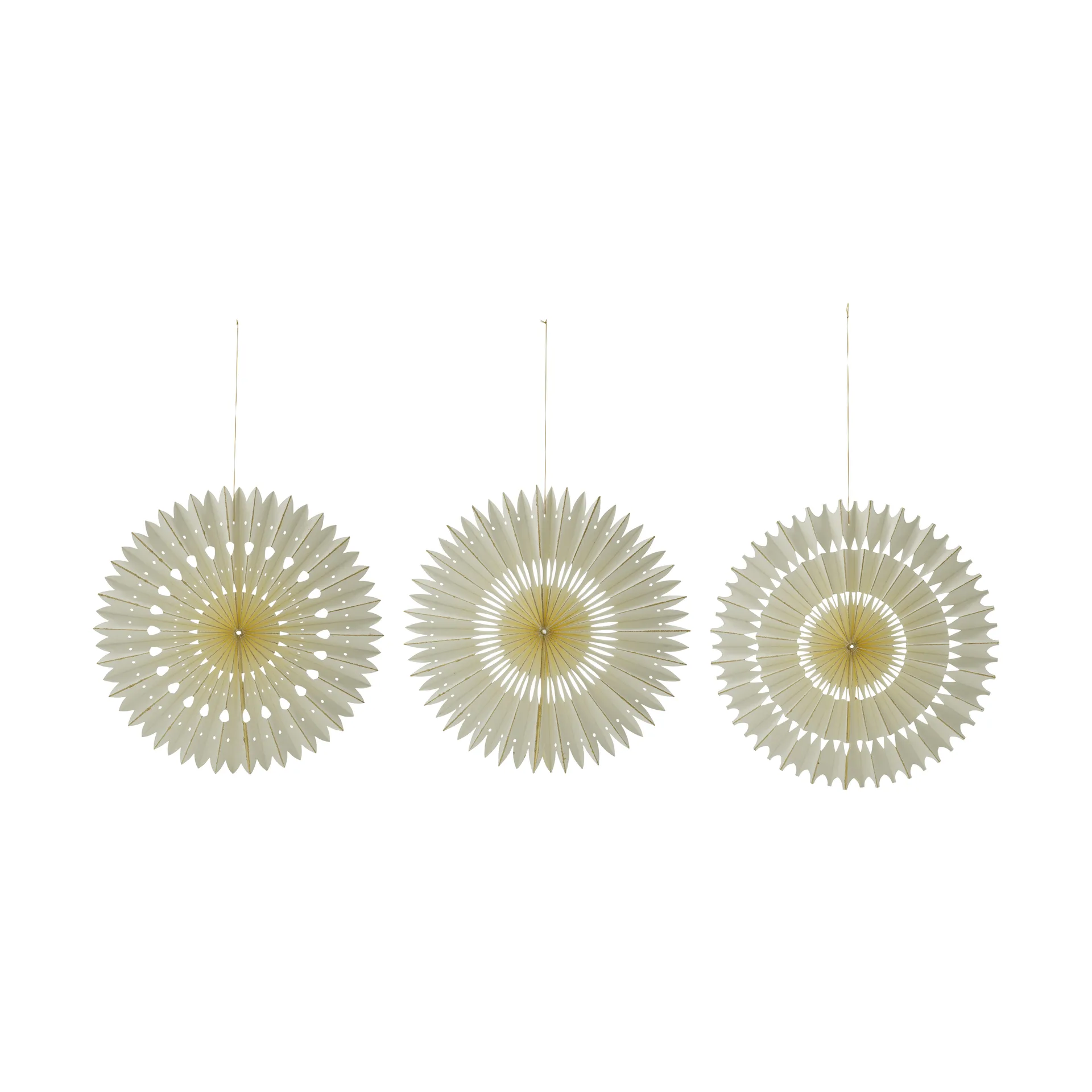Stelle Christmas ornaments 3 pieces, Off-White, Ø20 cm House Doctor