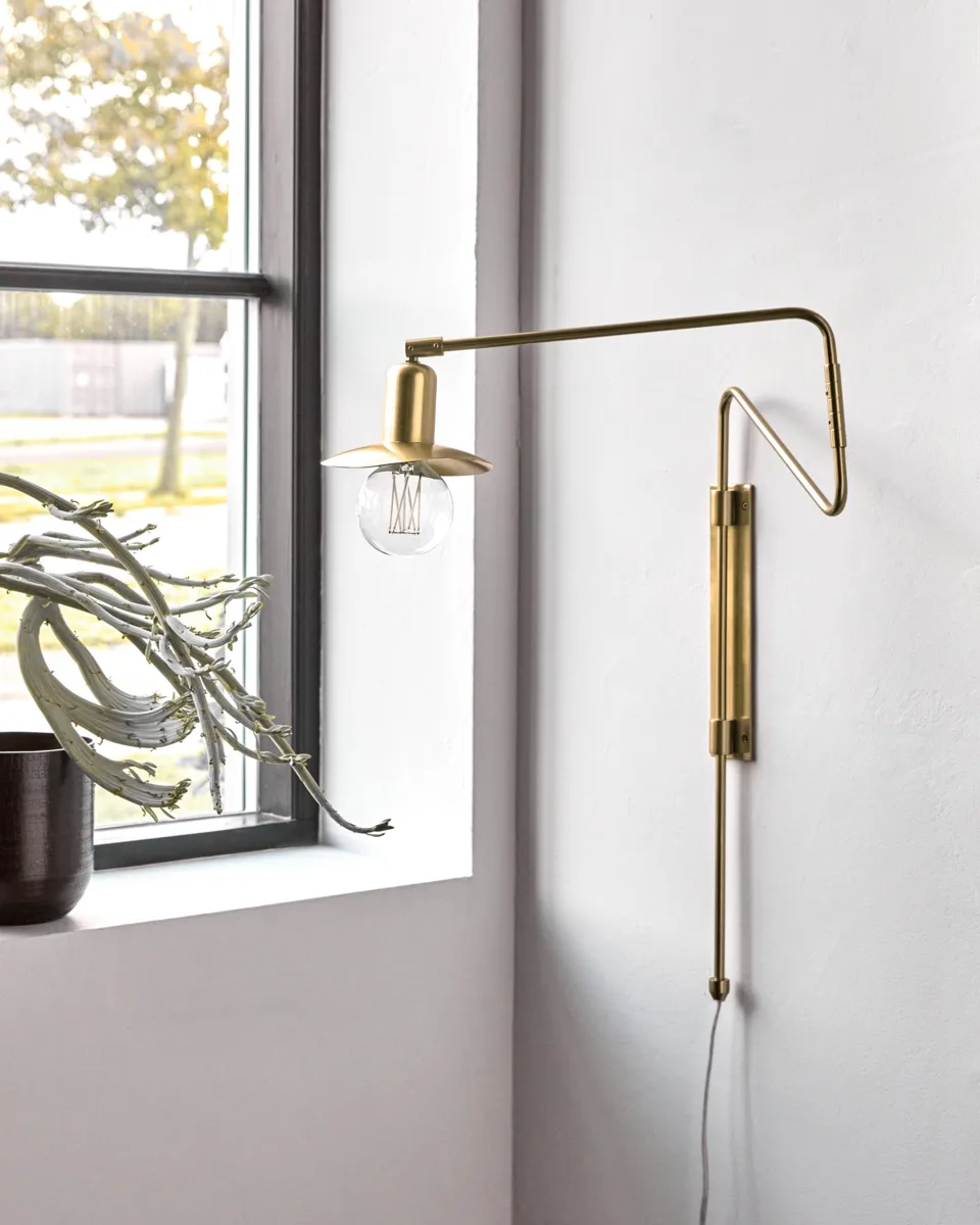 Swing wall lamp, Brass House Doctor