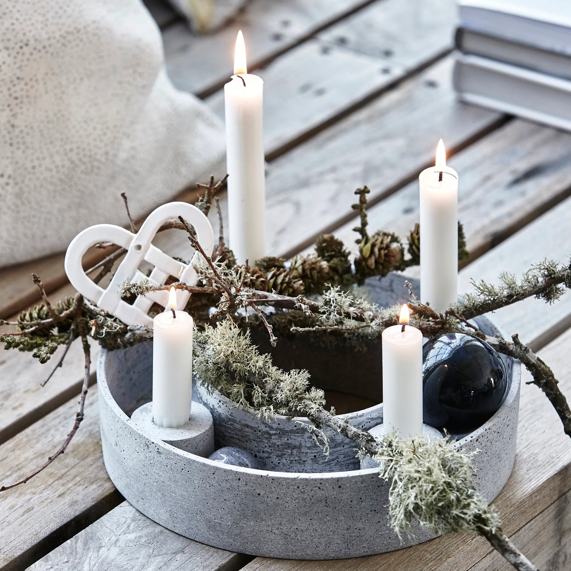 The Ring advent candle holder Ø26 cm, Grey House Doctor