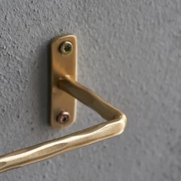 Welo toilet paper holder - Brushed brass - House Doctor