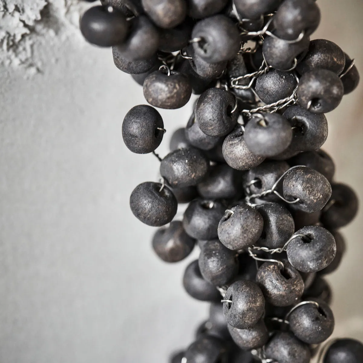 Winter wreath Ø33 cm, Black House Doctor