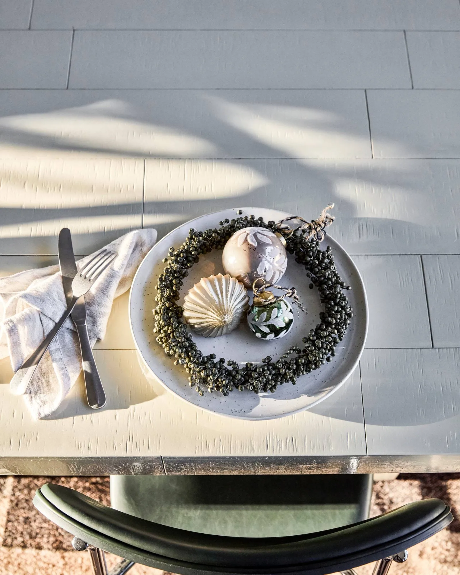 Winter wreath, Green, Ø23 cm House Doctor
