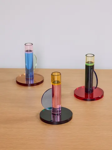Astro candleholder - Pink - Hübsch