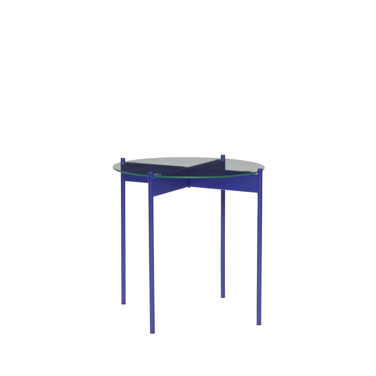 Beam side table 45 cm, Blue Hübsch