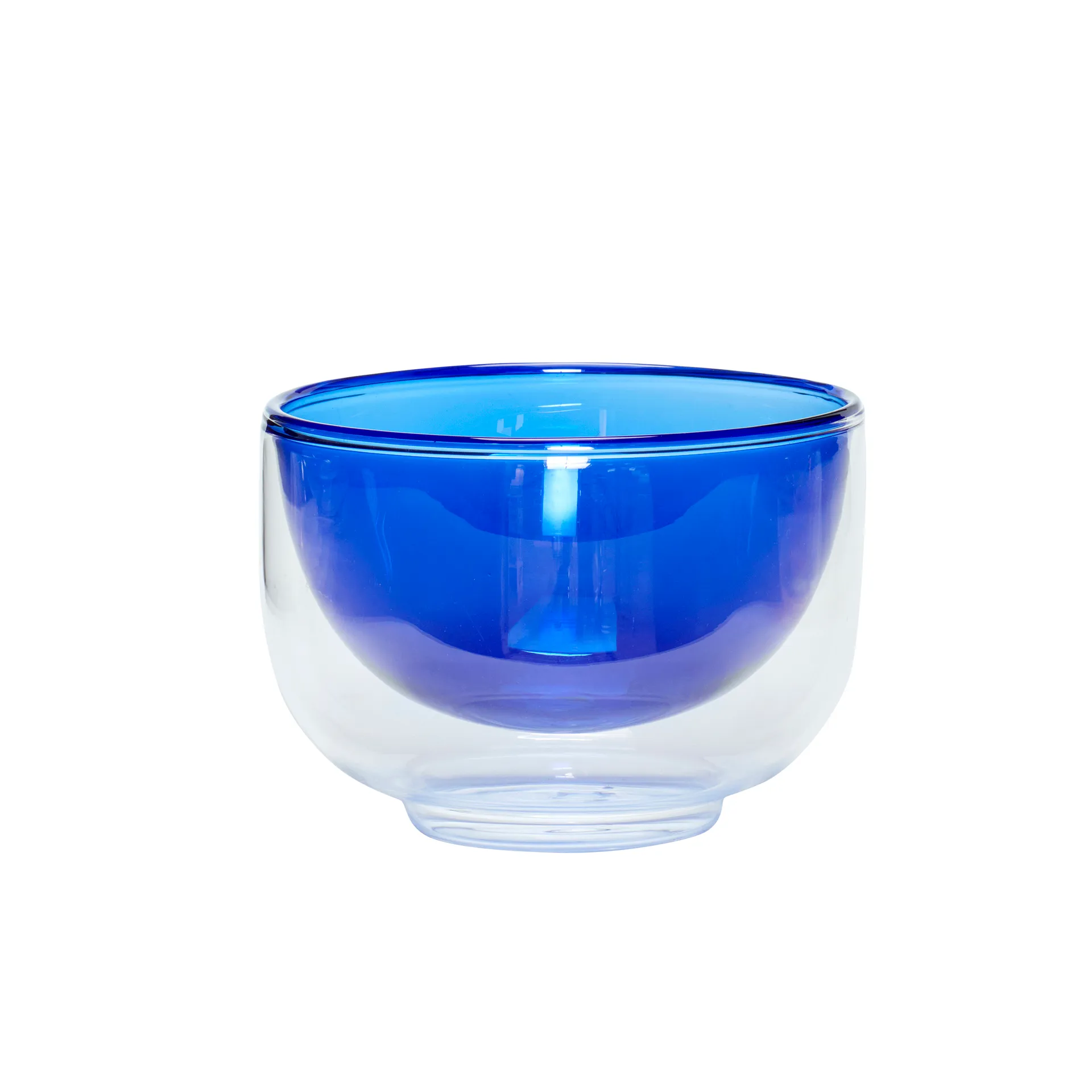 Bowl Ø13 cm, Clear-blue Hübsch
