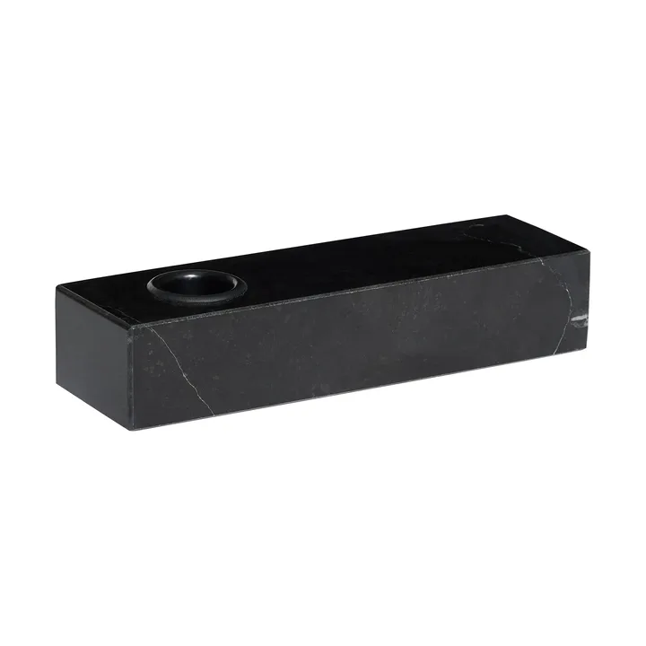 Brick candle holder - Black - Hübsch