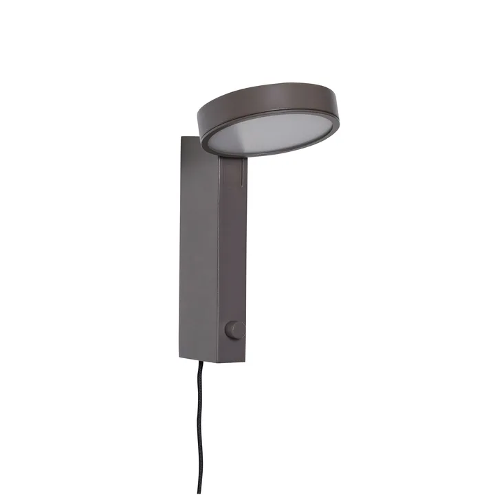 Crea wall lamp - Brown - Hübsch