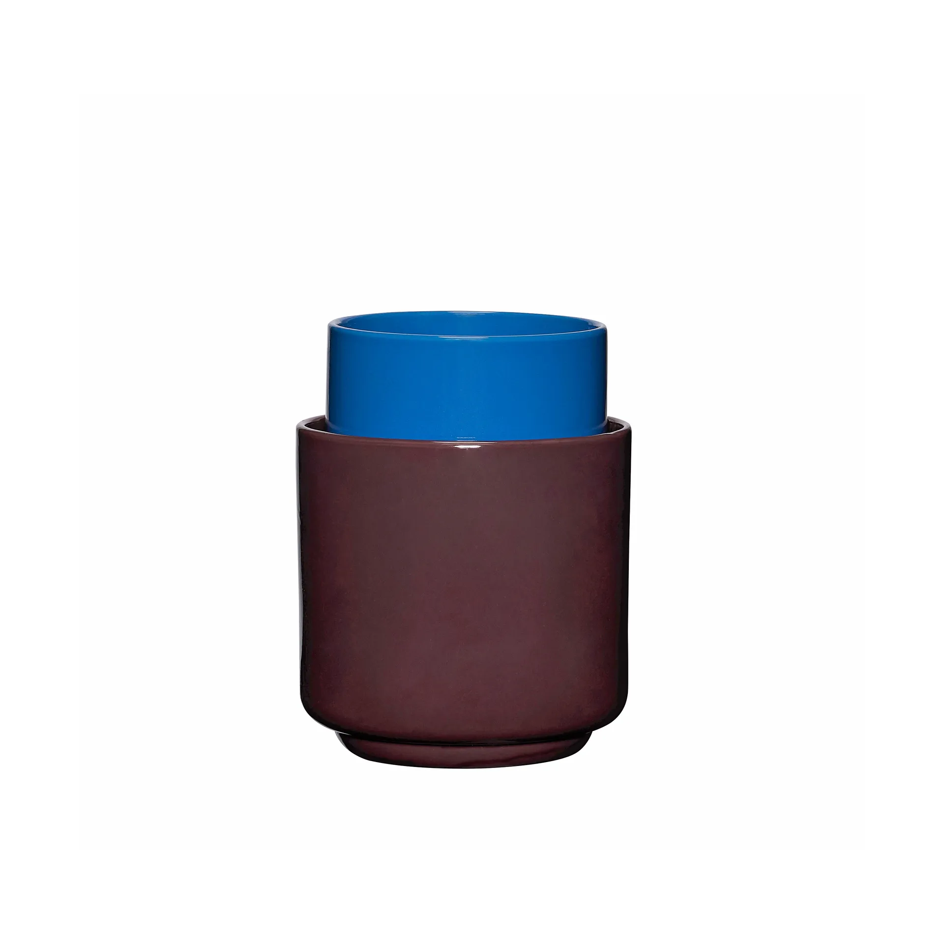Deux pot set 2 delar, Maroon-blue Hübsch
