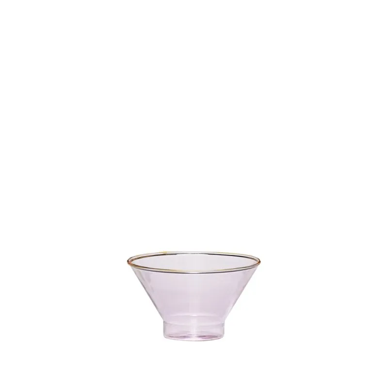 Flora bowl Ø12 cm, Pink Hübsch