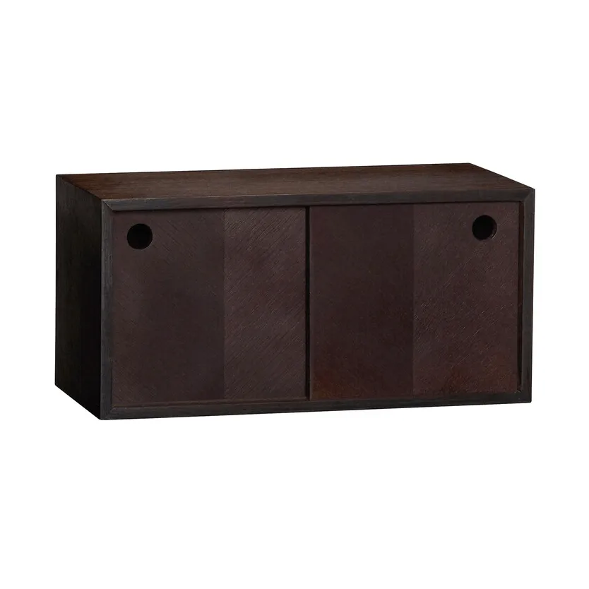 Herringbone shelf, Poplar, 40x20x20 cm Hübsch