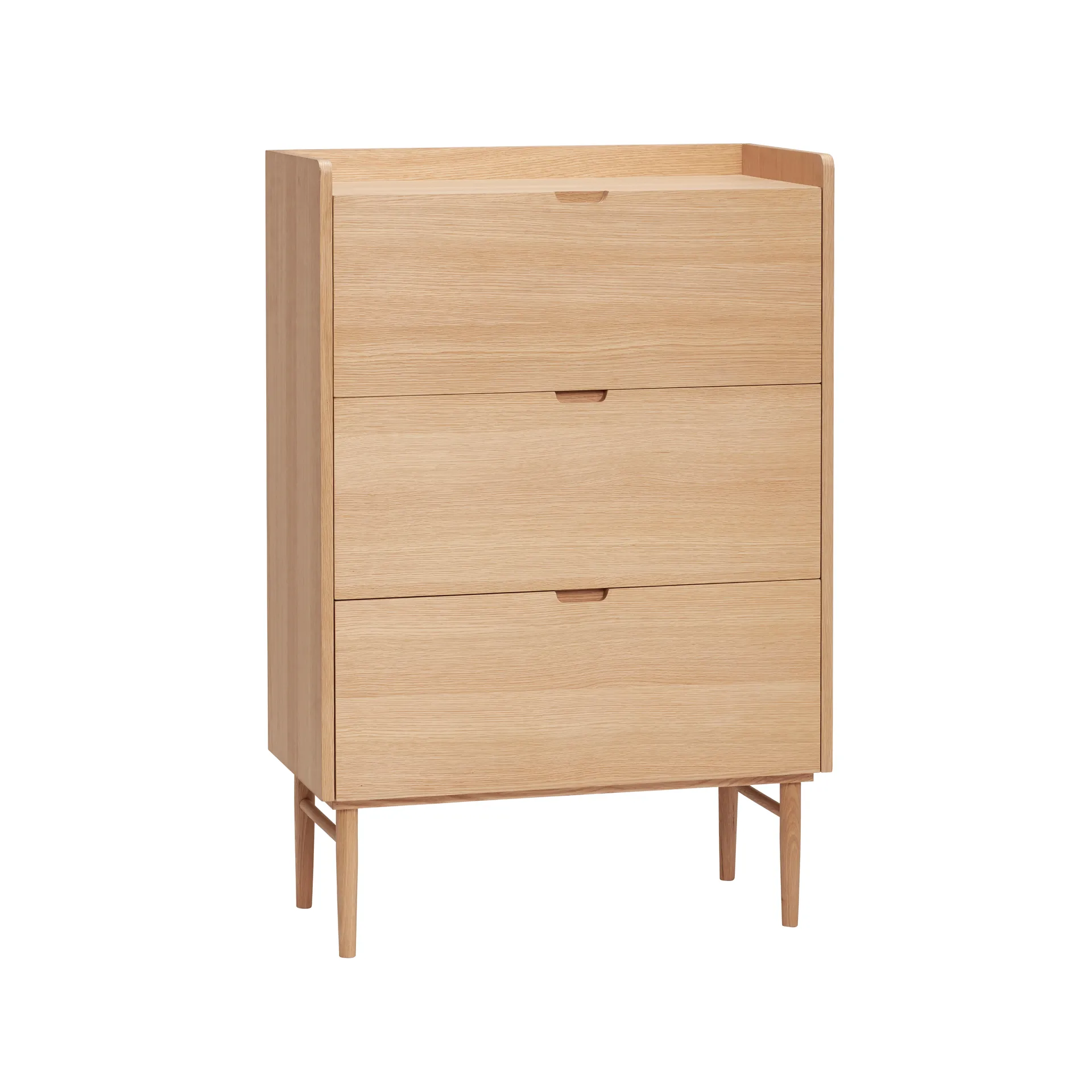 Hide chest of drawers, Oak Hübsch