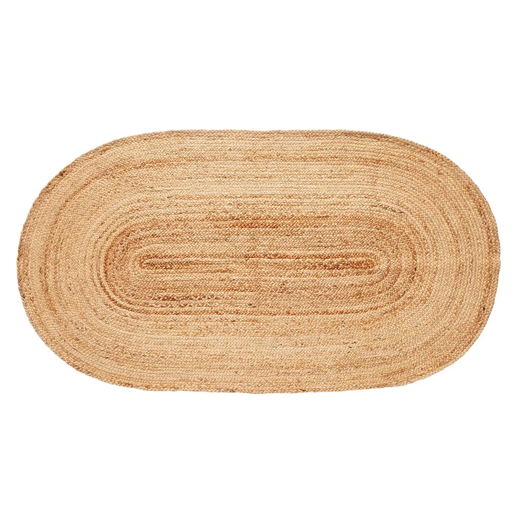 Jute rug oval 100x200 cm, Nature Hübsch