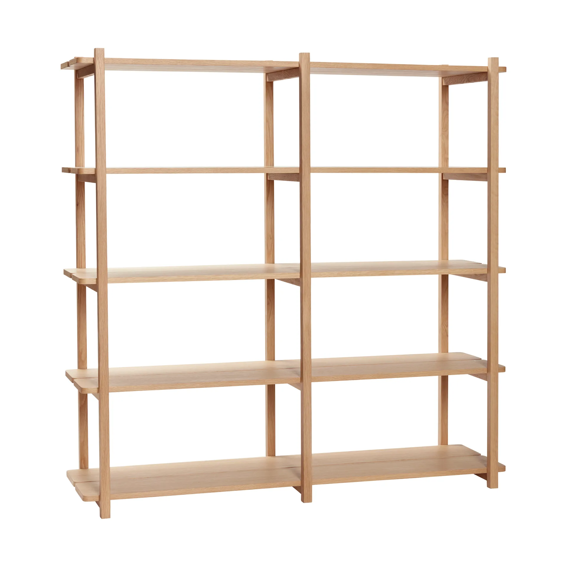 Mason shelf double large, Oak Hübsch