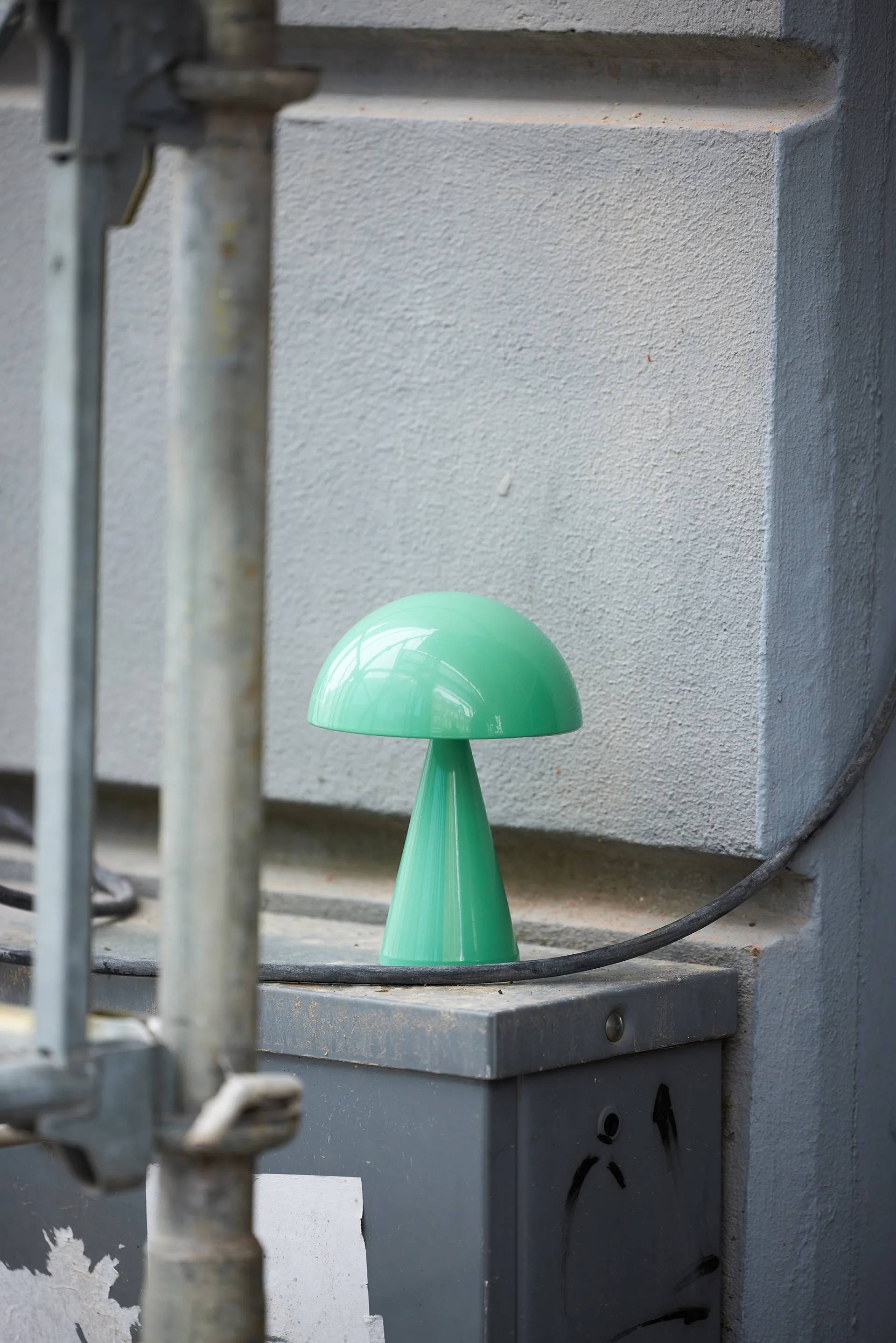 Mush portable table lamp, Green Hübsch