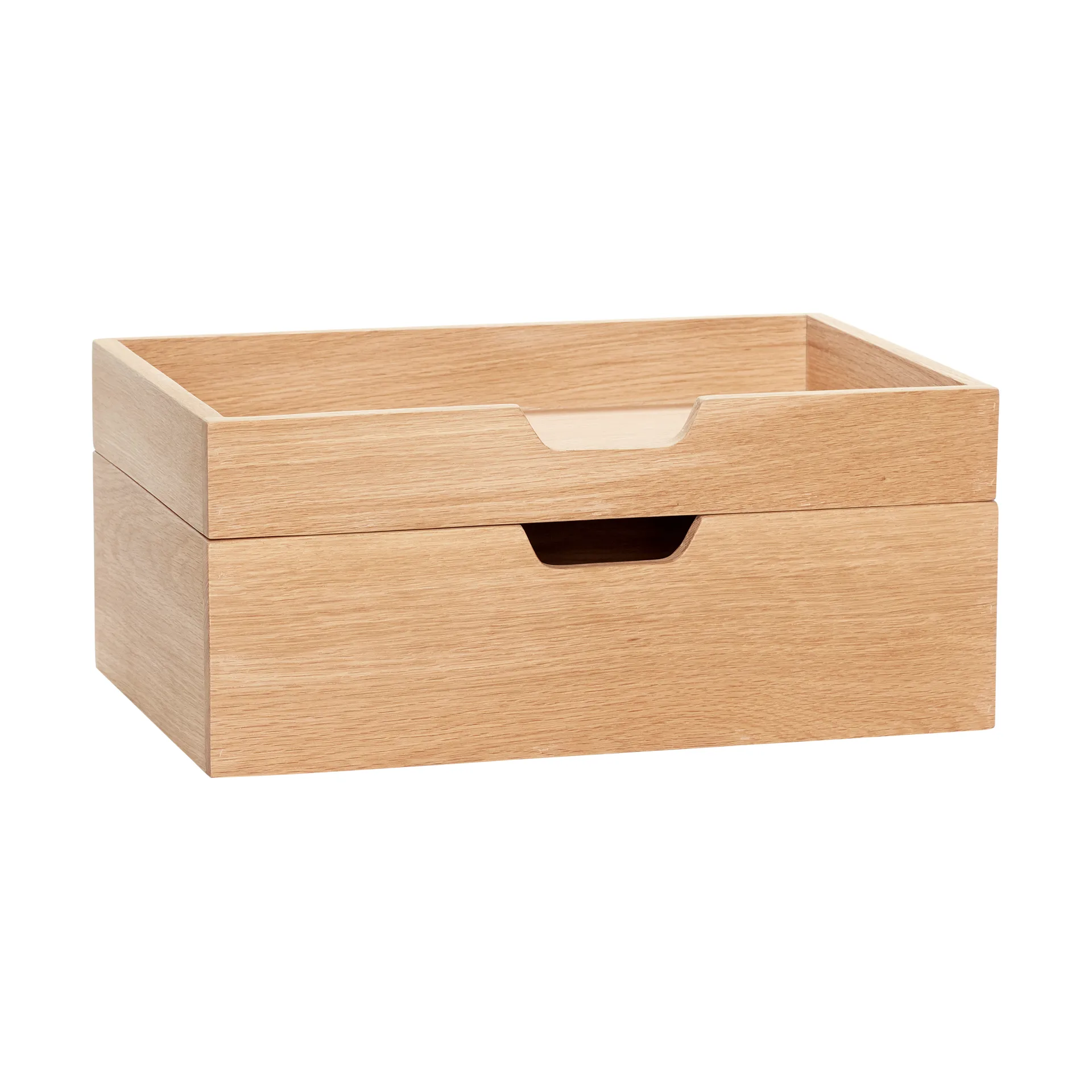 Note storage box set of 2, Oak Hübsch