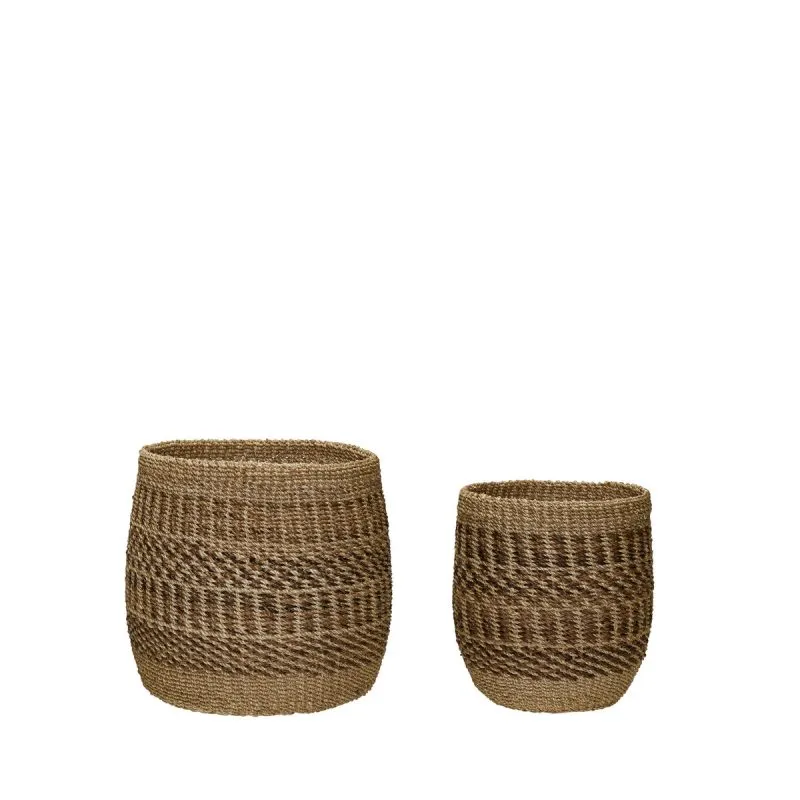 Ochre baskets 2-pack, Nature Hübsch
