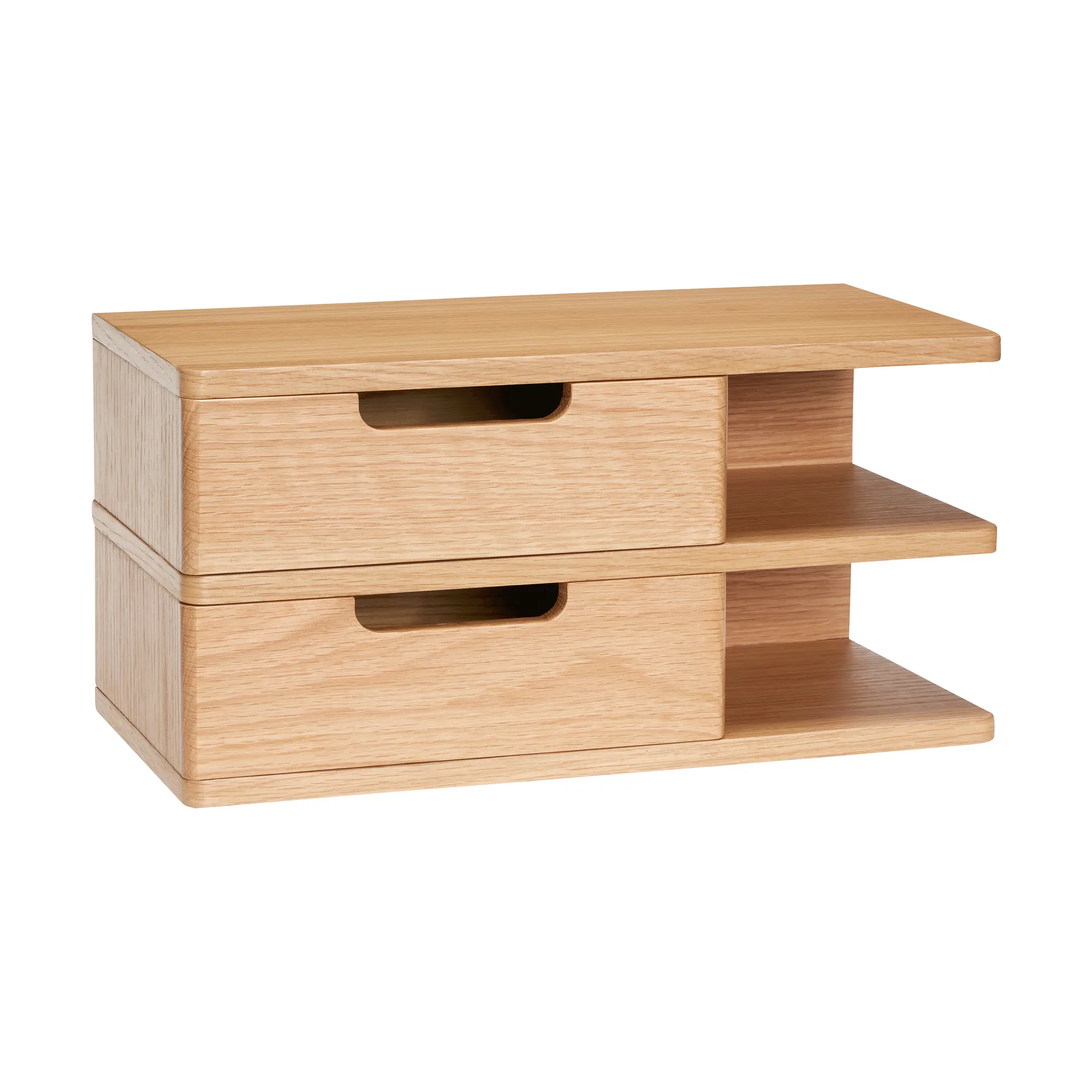 Open wall shelf, Oak Hübsch