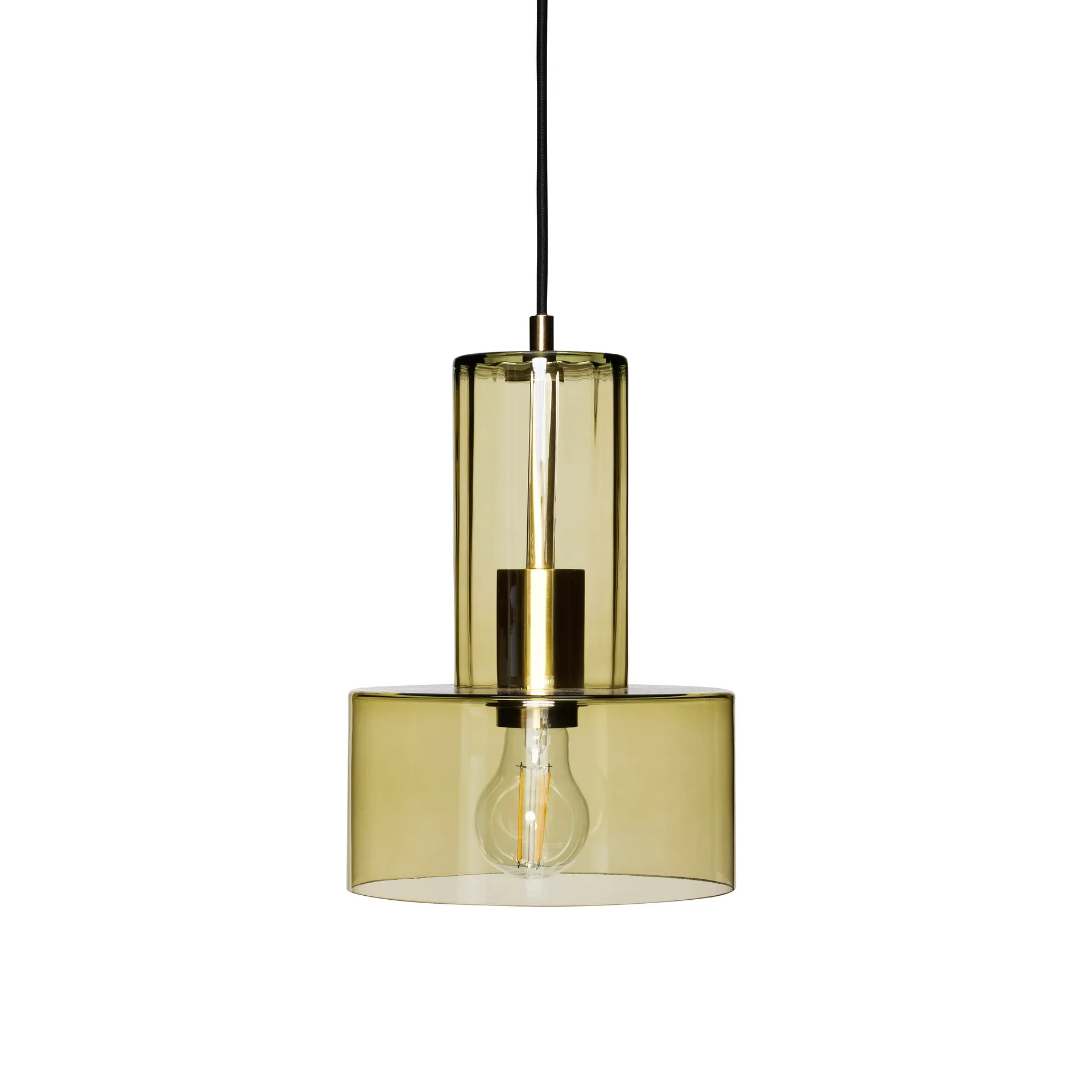 Ripple pendant lamp, Green Hübsch
