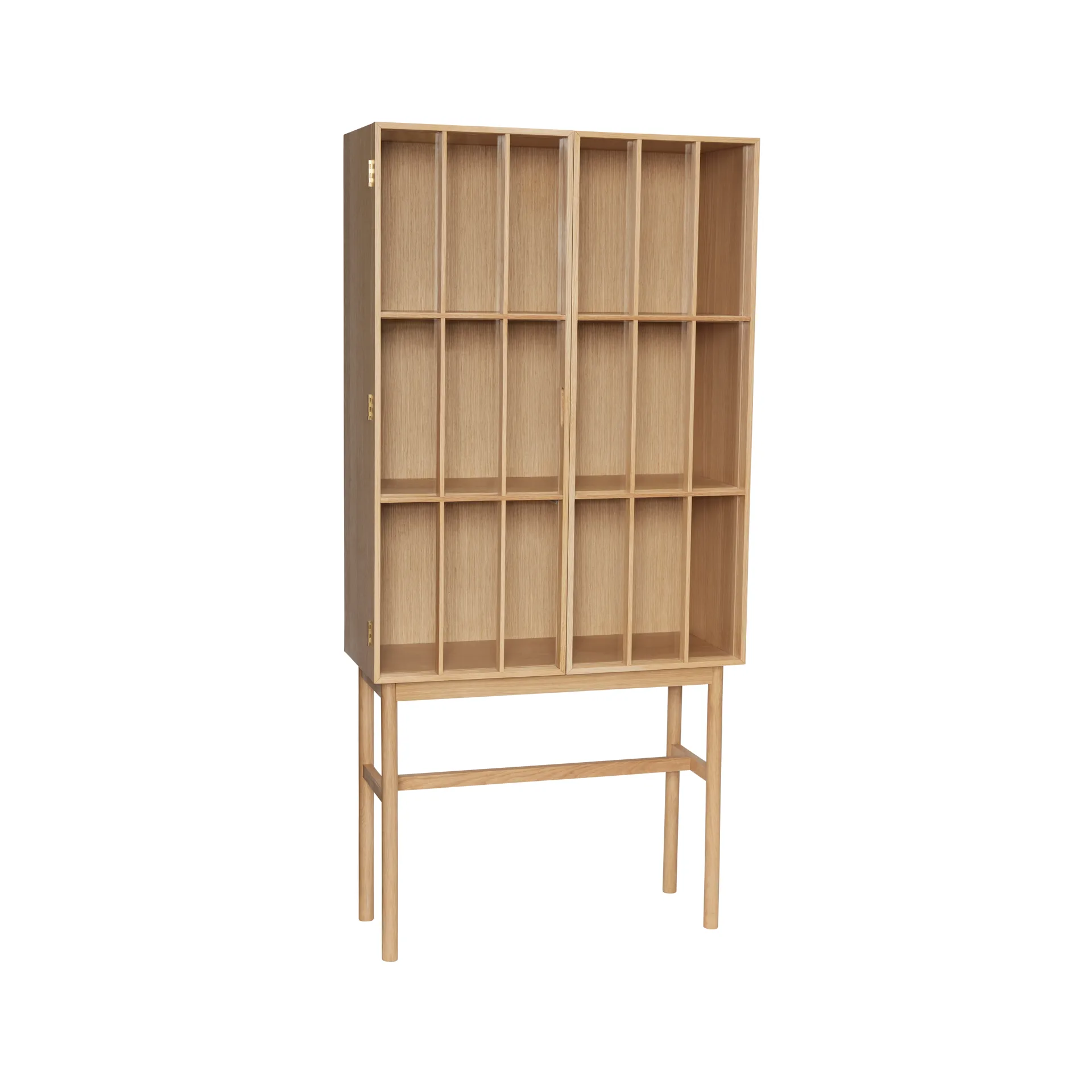 Shoji cabinet tall, Oak Hübsch