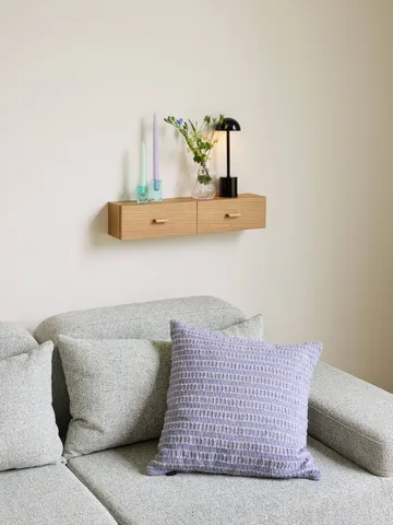 Shuno shelf - Oak, 60x12x14 cm - Hübsch