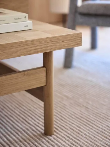 Skak coffee table - Oak, 82x82x40 cm - Hübsch