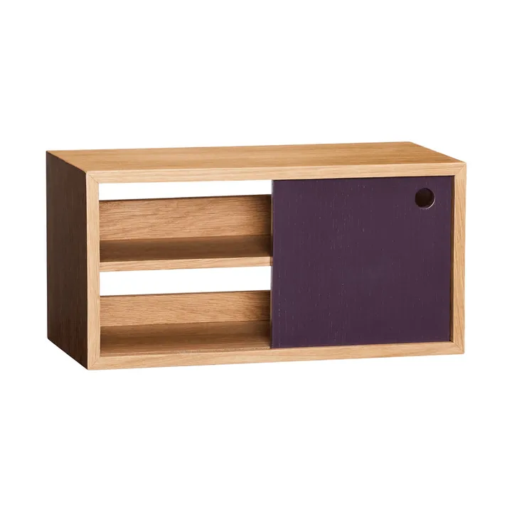 Slide shelf - Burgundy, 40x20x20 cm - Hübsch