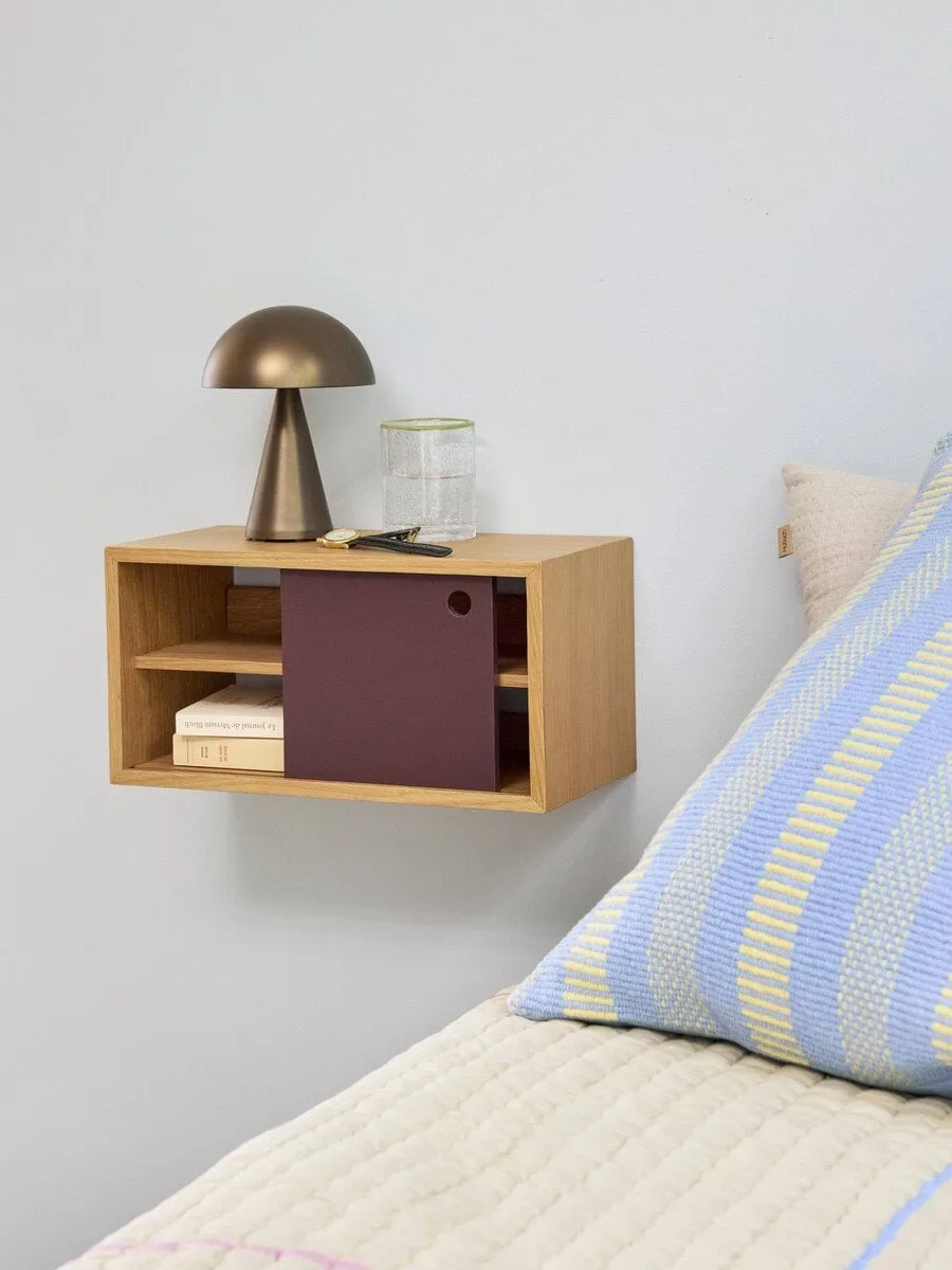 Slide shelf, Burgundy, 40x20x20 cm Hübsch