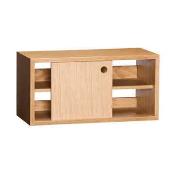 Slide shelf - Oak, 40x20x20 cm - Hübsch