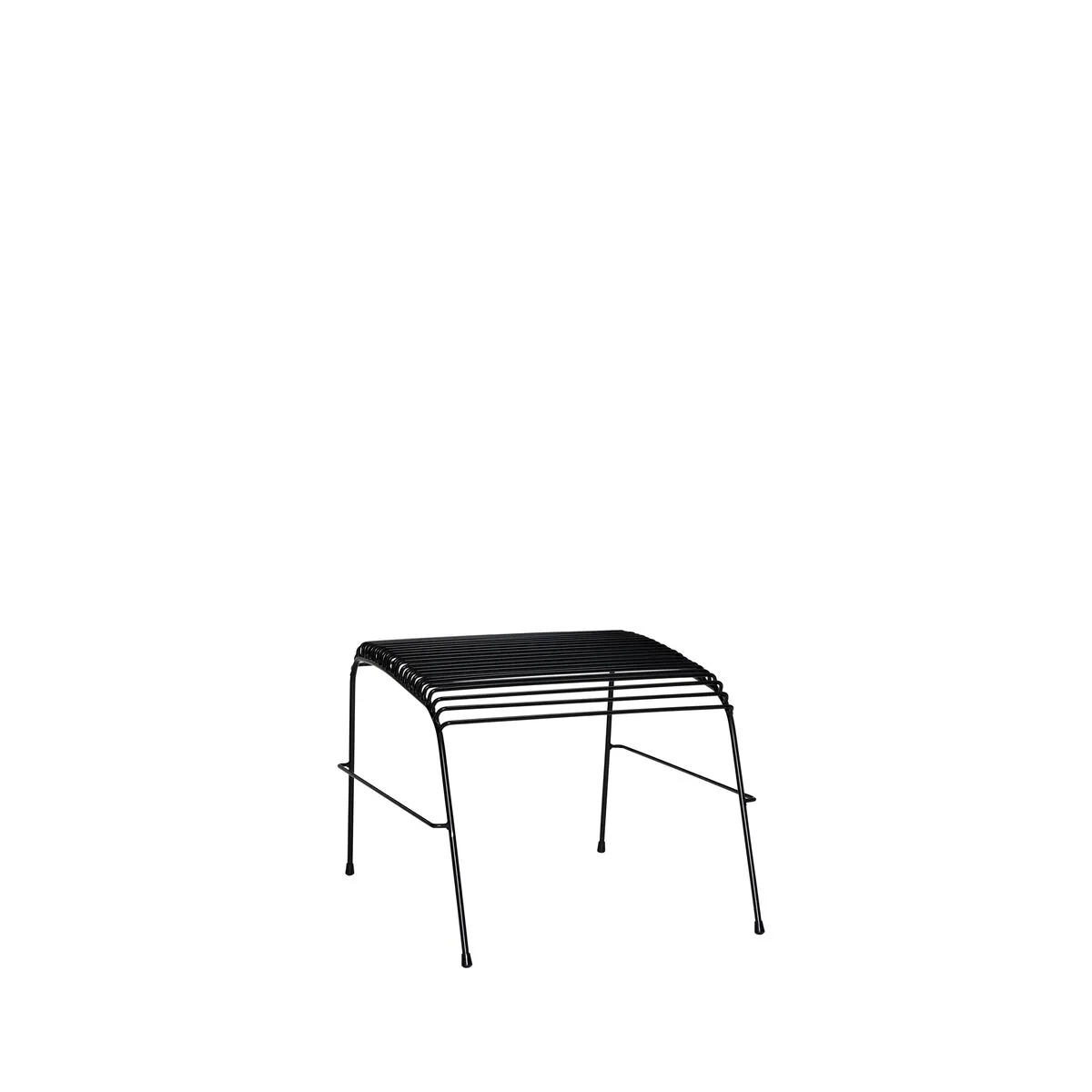 String footstool outdoor, Black Hübsch