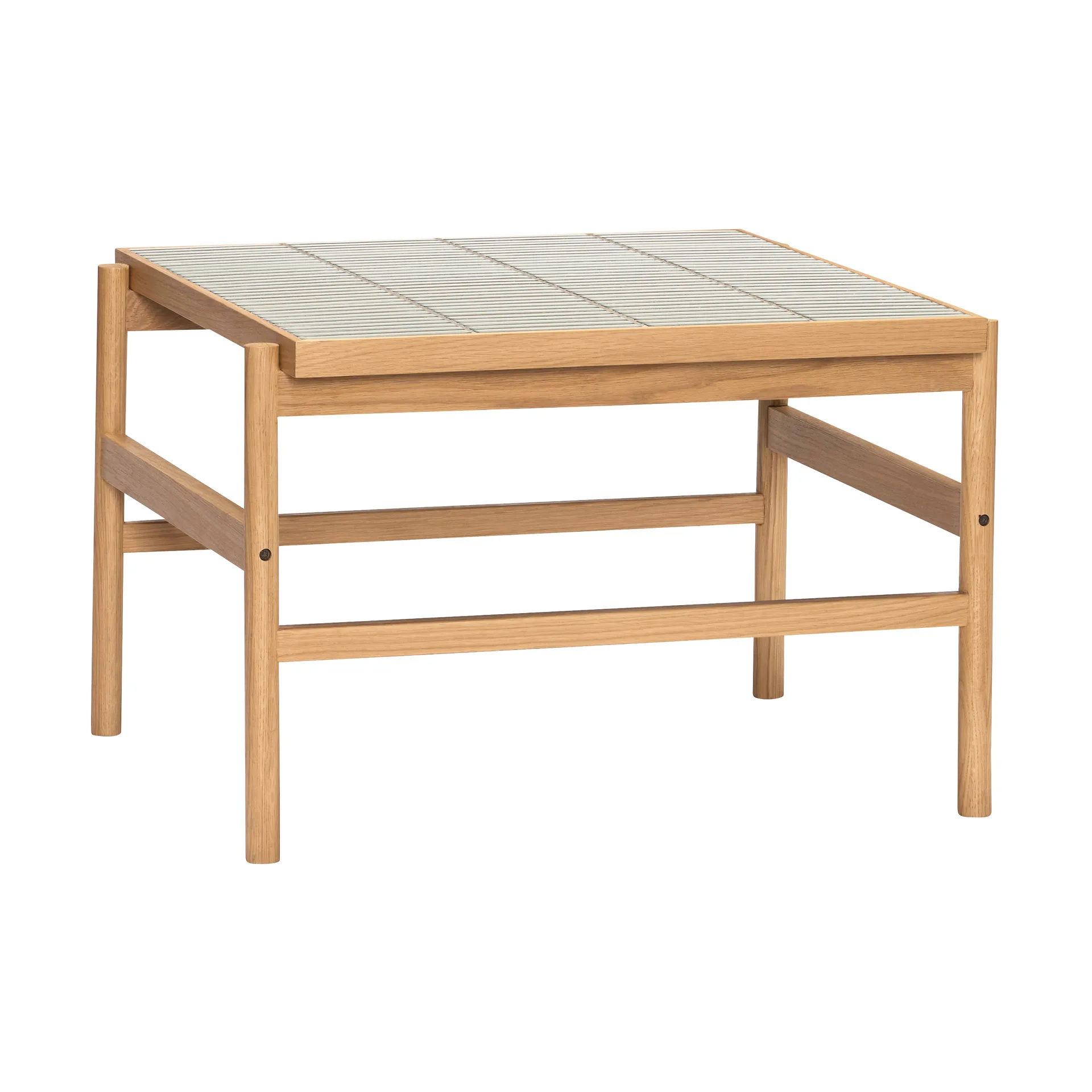 Tile coffee table, Oak Mint Hübsch
