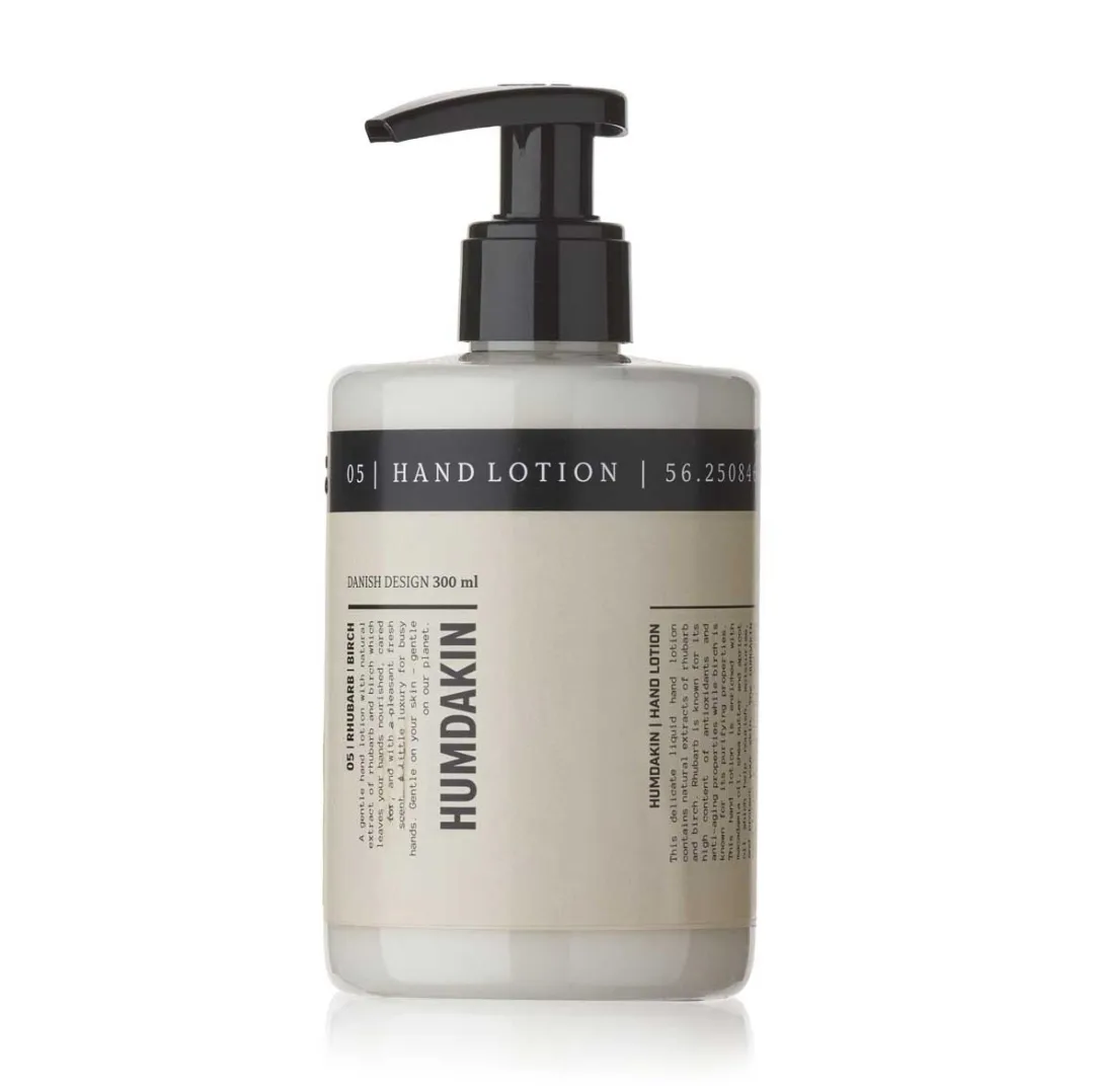 Humdakin hand cream 300 ml, Rhubarb & birch Humdakin
