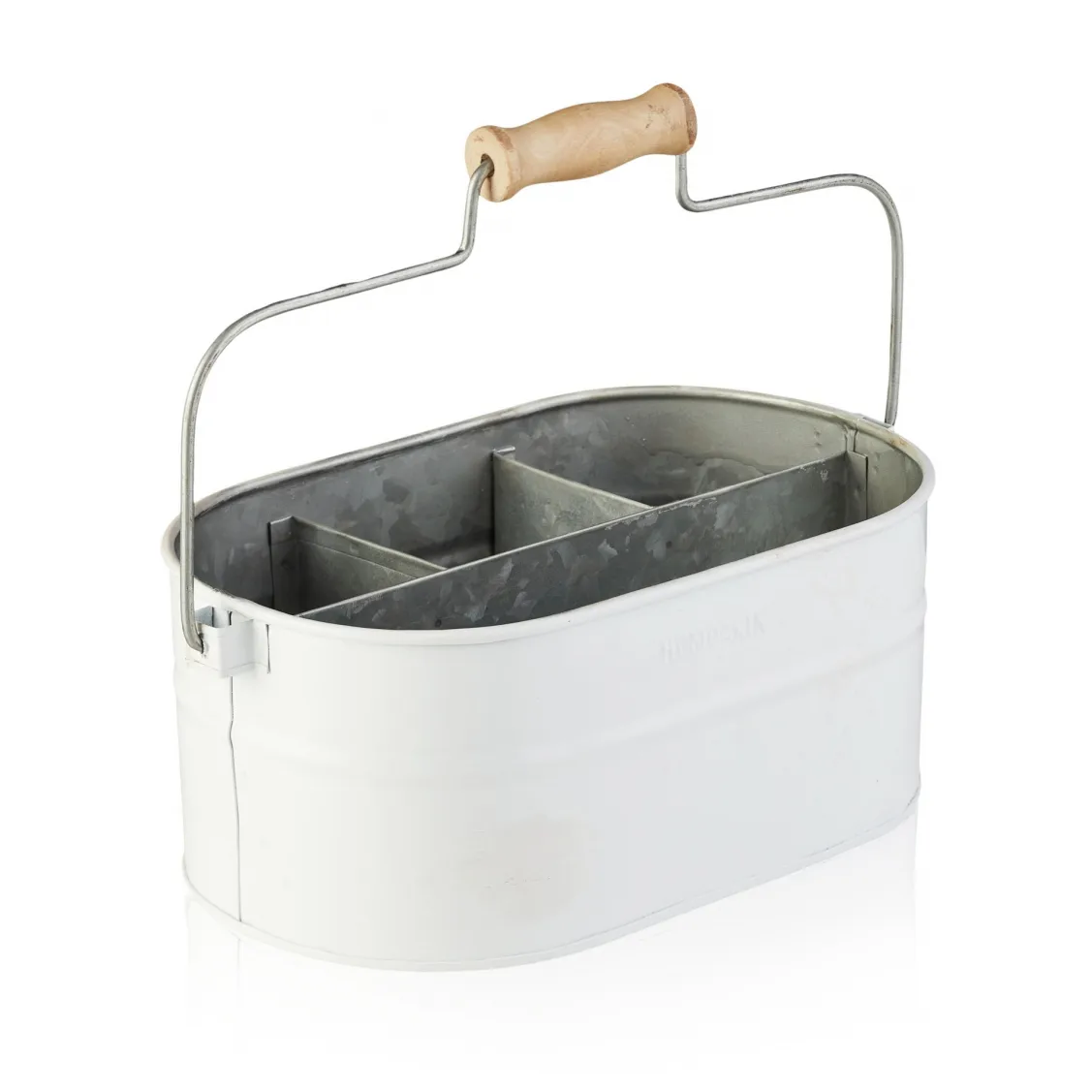 Humdakin System bucket storage box 30x19 cm, White Humdakin