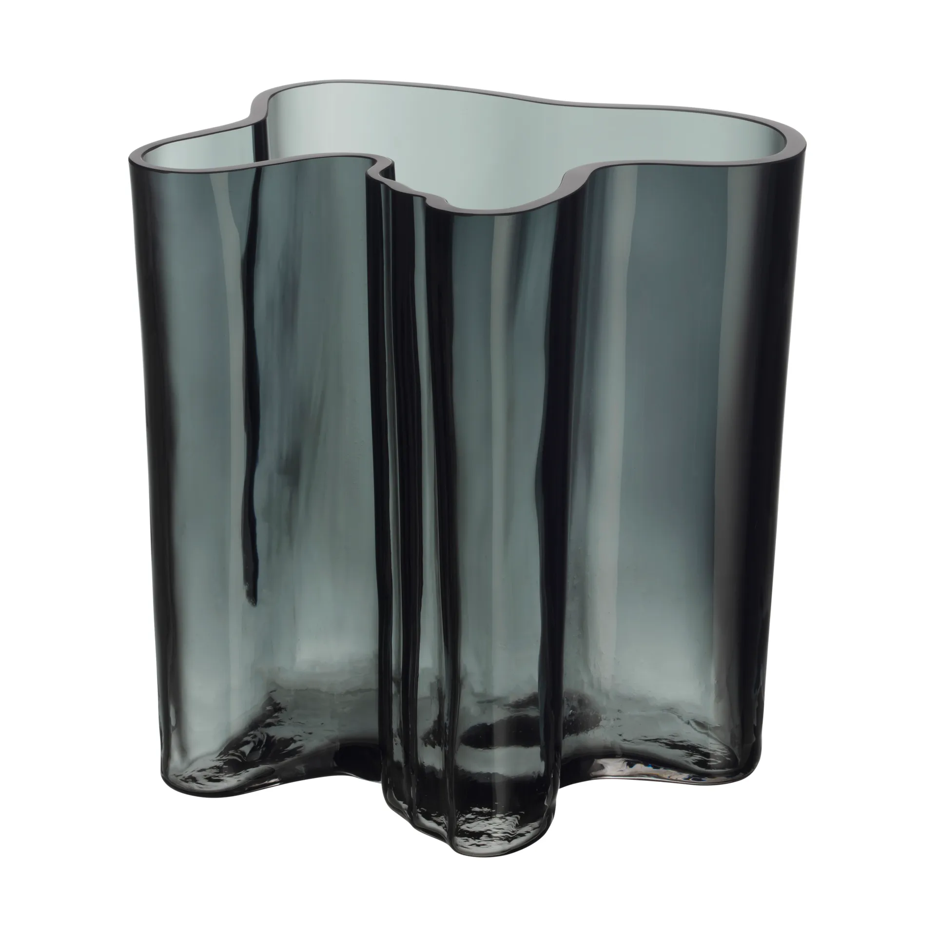 Alvar Aalto vase 200 mm, Dark grey Iittala