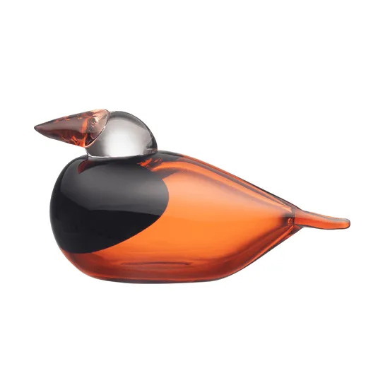 Birds by Toikka Queenfisher - Bitter orange, 15.5x7 cm - Iittala