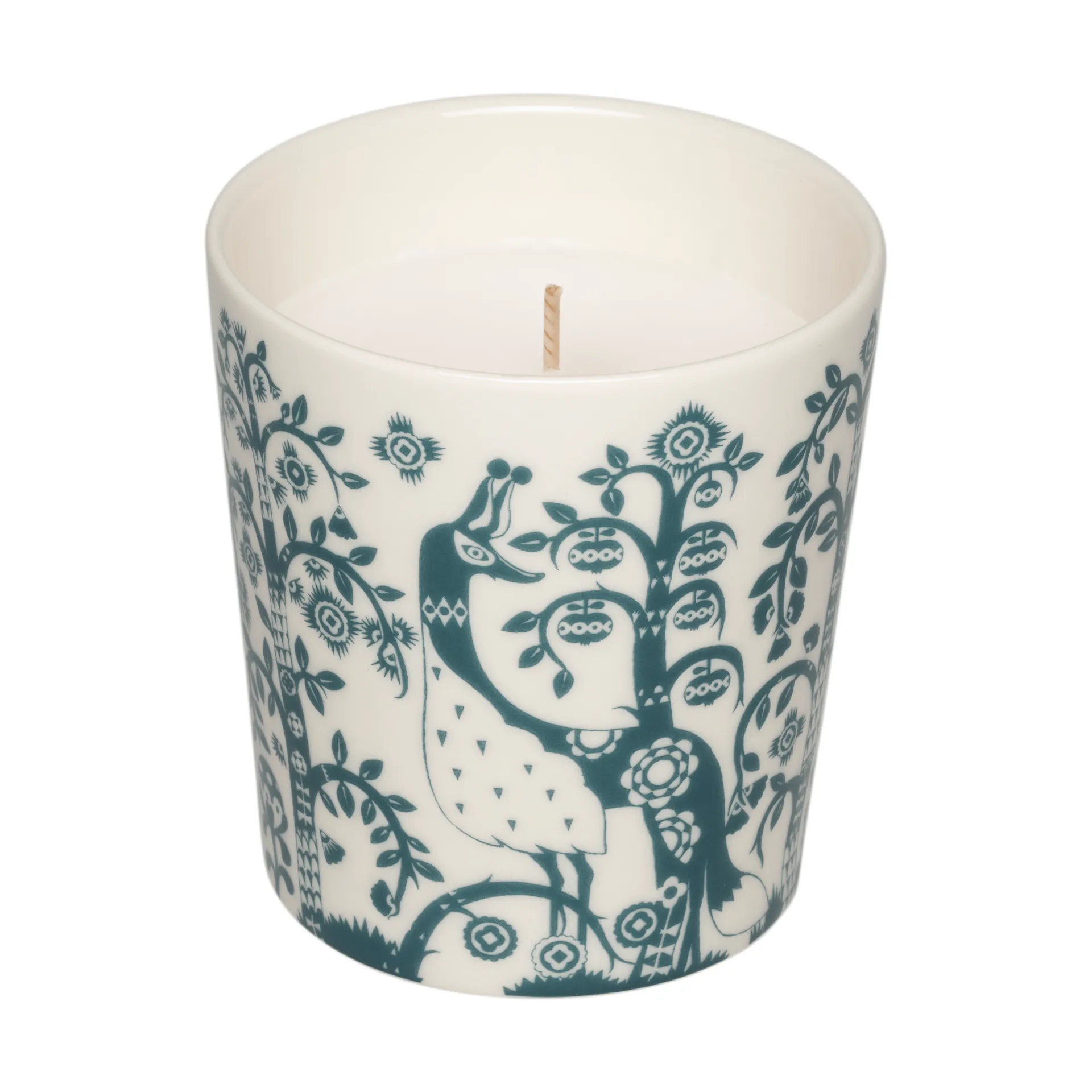 Taika candle, Steel blue, 9 cm Iittala