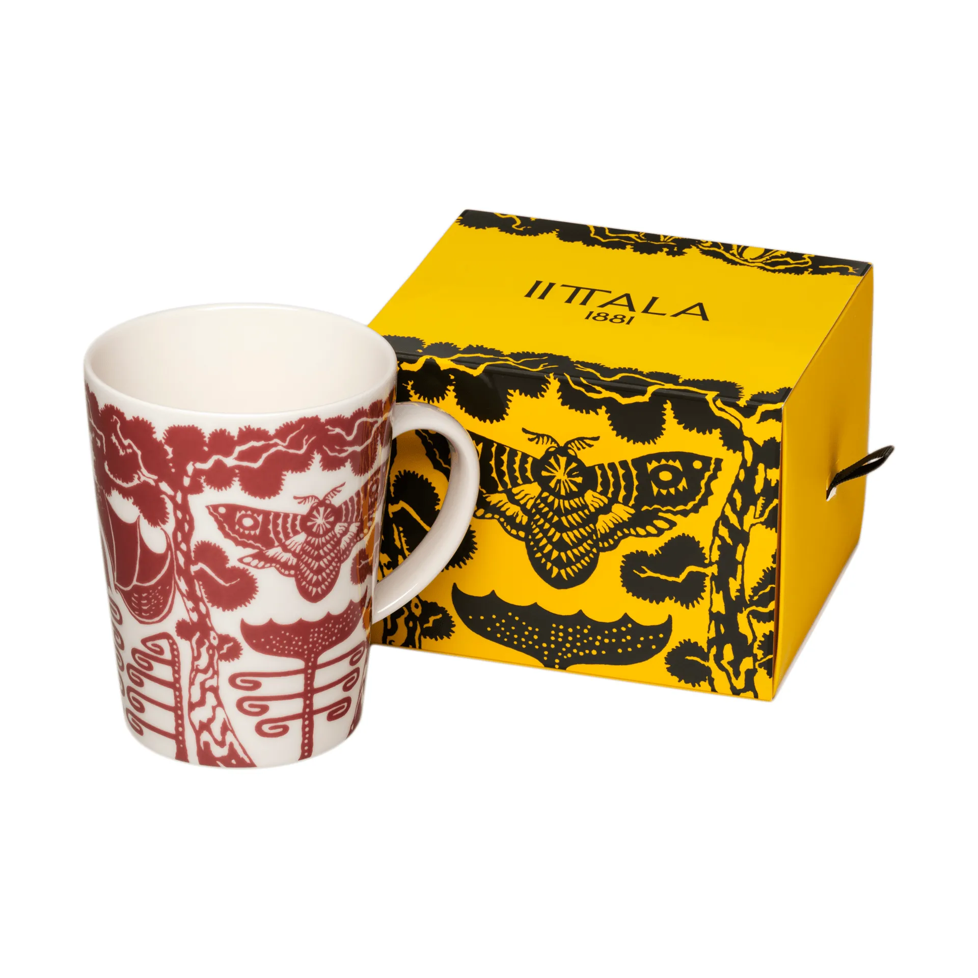 Taika mug 40 cl gift set, Night garnet red Iittala