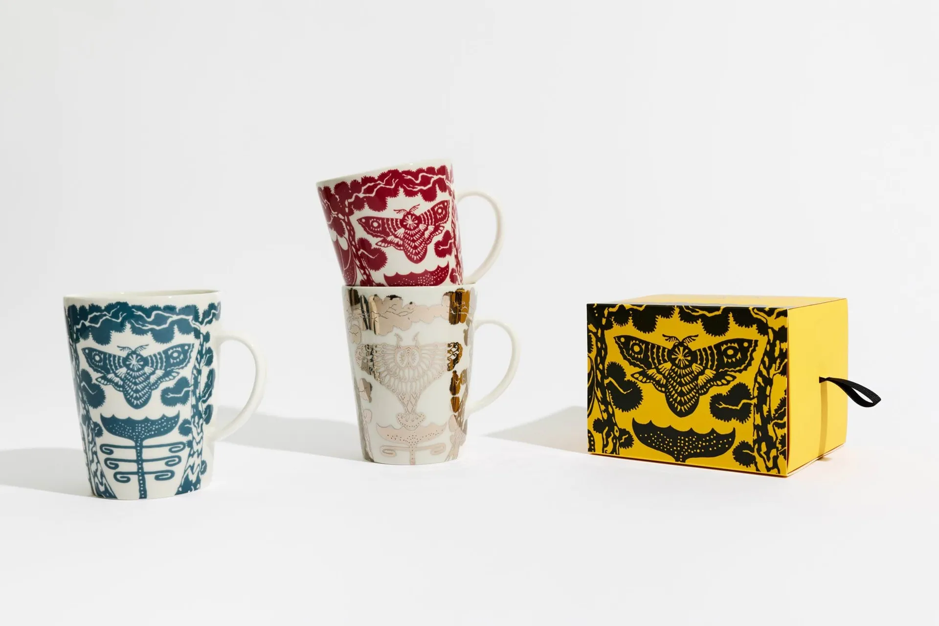 Taika mug 40 cl gift set, Uni mirror Iittala