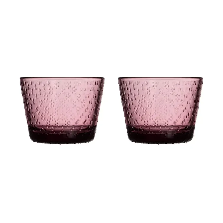 Tundra drinking glass 16 cl 2-pack - Heather - Iittala