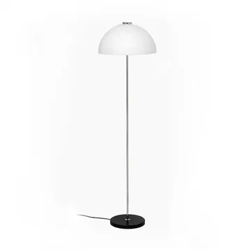 Kupoli floor lamp - Black-metal details-white shade - Innolux