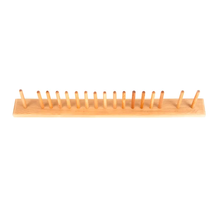 Knopplist hook rack - oiled maple wood - Iris Hantverk