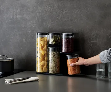 Podium storage jar 32.6 cm - Steel - Joseph Joseph