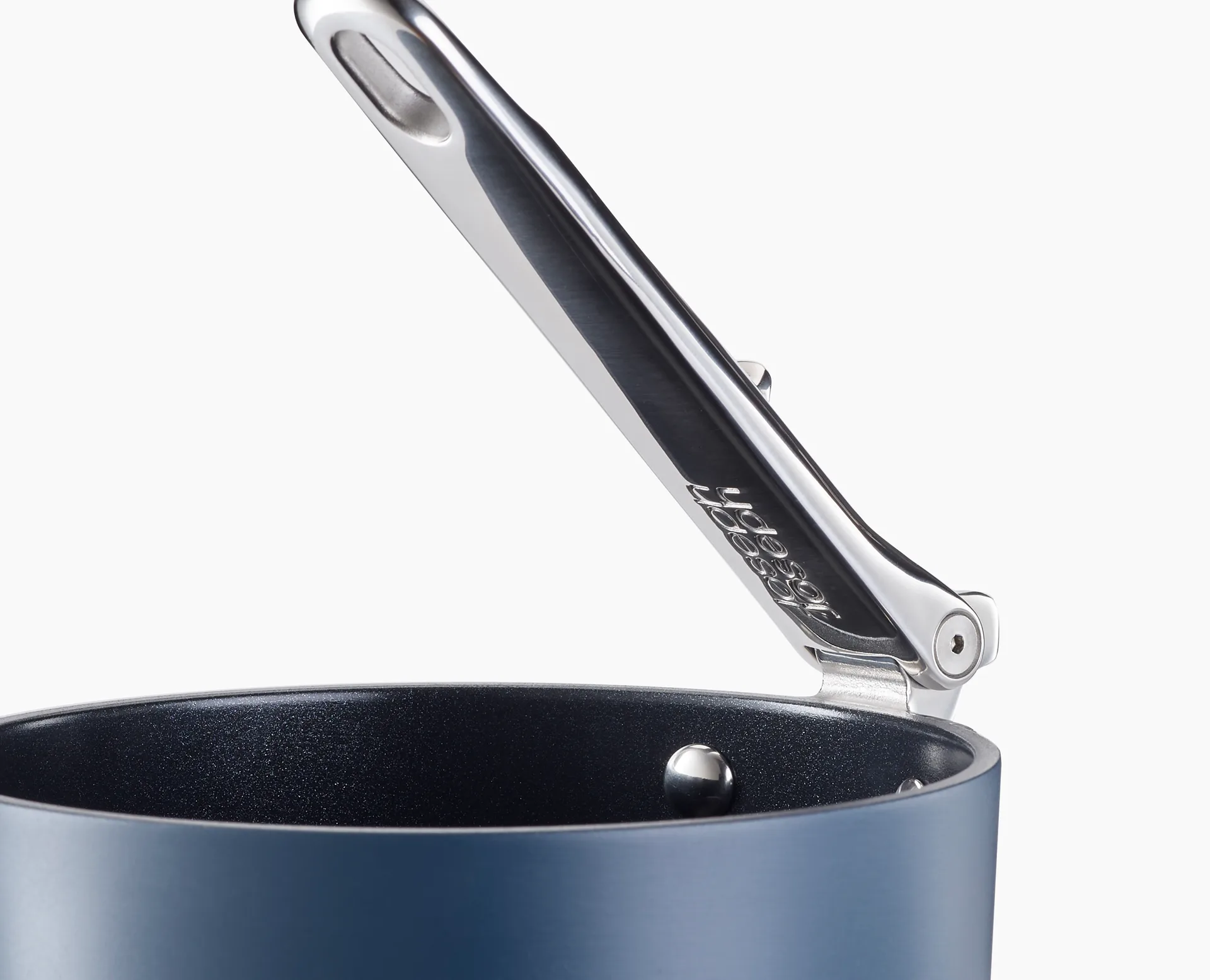 Space non-stick saucepan with lid Ø19 cm, Blue Joseph Joseph