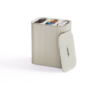 Tota Trio Luxe laundry basket 90 L - Ecru - Joseph Joseph