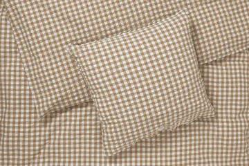 Bæk&Bølge bed set 150x210 cm - Caramel-offwhite - Juna