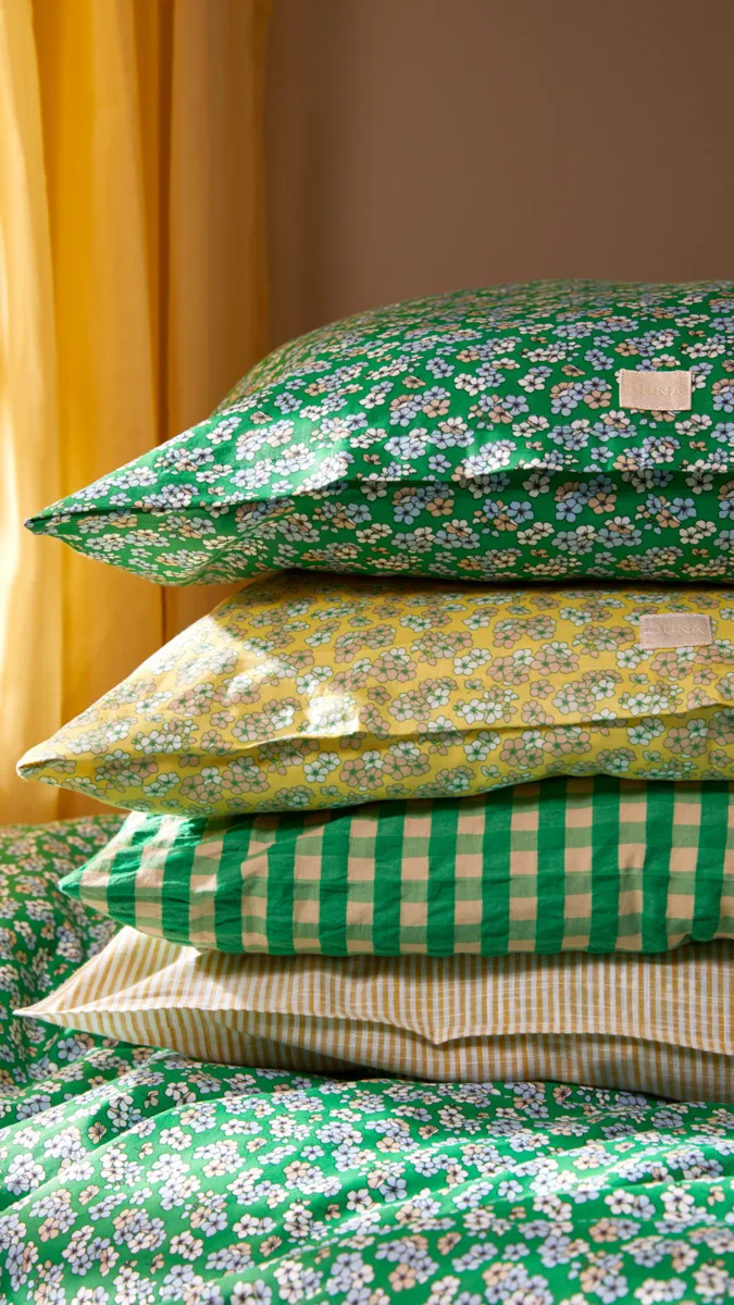 Pleasantly bedding set 220x220 cm, Green Juna